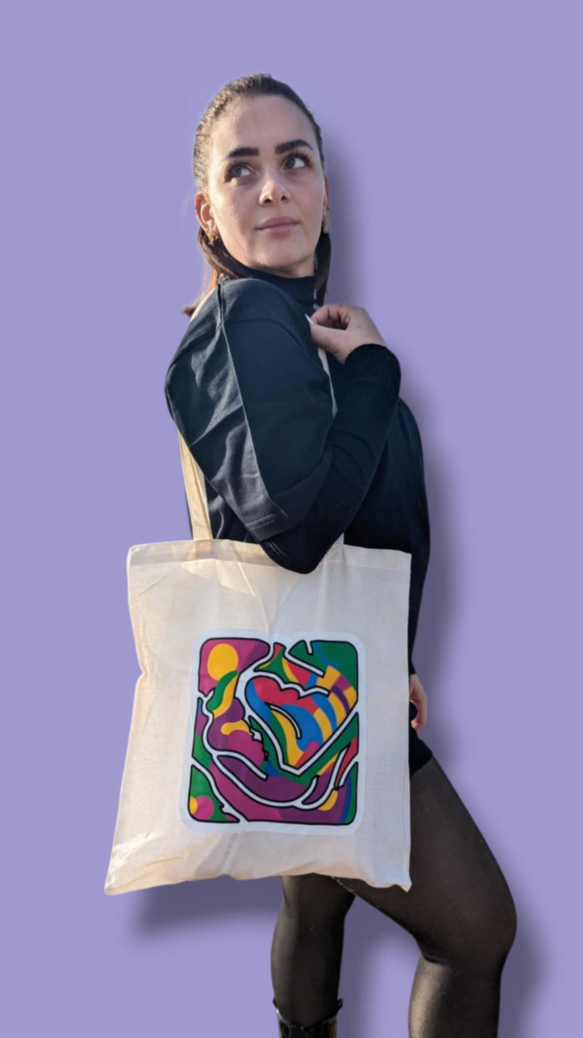 Kit Rentrée Éco – T-shirt oversize coton bio + Banane recyclée + Tote bag