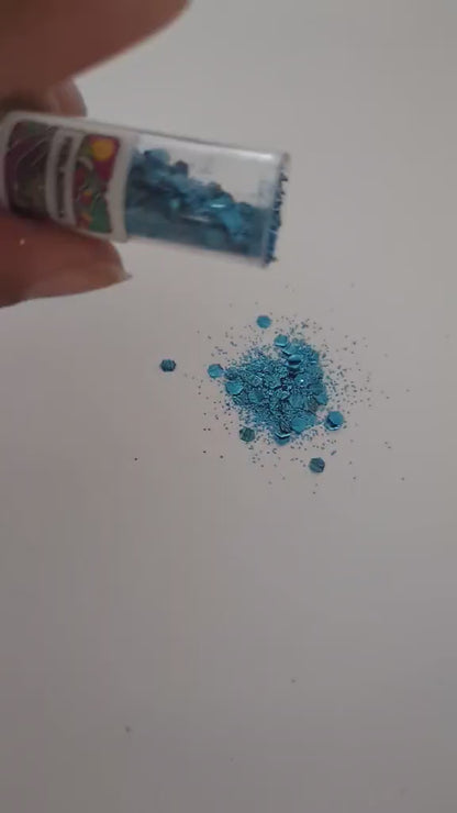 Paillettes biodégradables blue - Just blue dabadi
